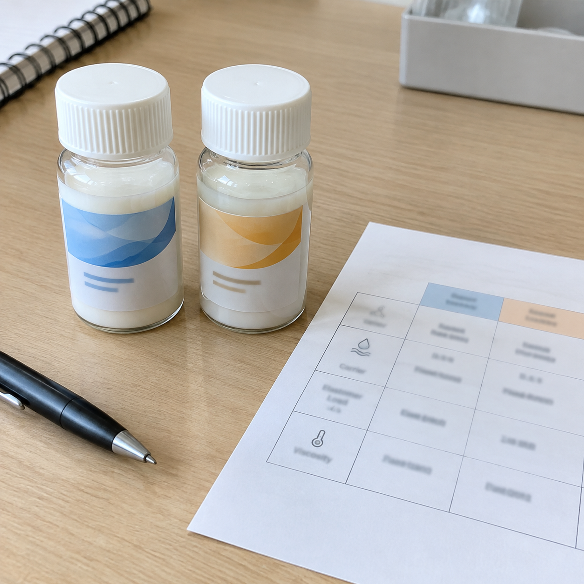 core document set TDS SDS COA and INCI for silicone elastomer gel